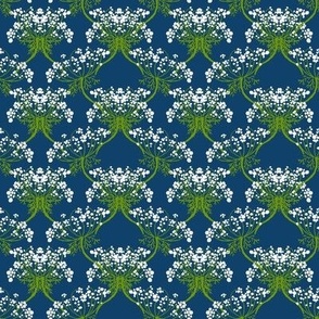 Queen Anne's Lace Nouveau - Blue