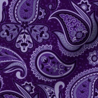 Ophelia Paisley - Purple