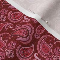 Ophelia Paisley - Wine Red Small
