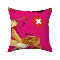 Swiss Food Hot Pink Large