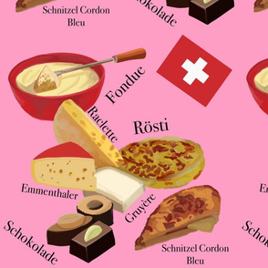 Swiss Food Pink Large