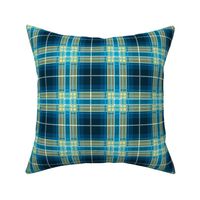 Large Blue Yellow Plaid