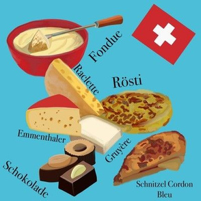 Swiss Food Blue Small