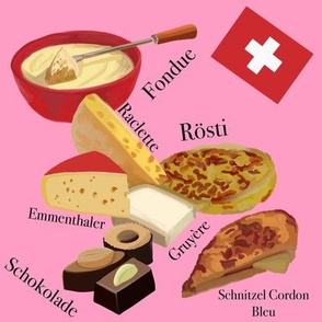 Swiss Food Pink Small