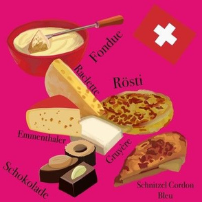 Swiss Food Hot Pink Small