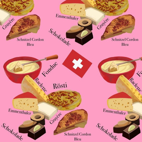 Swiss Food Pink Medium