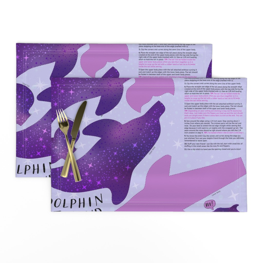 Dolphin Friend  - Cosmic Purple