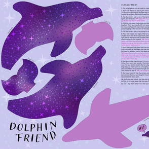 Dolphin Friend  - Cosmic Purple