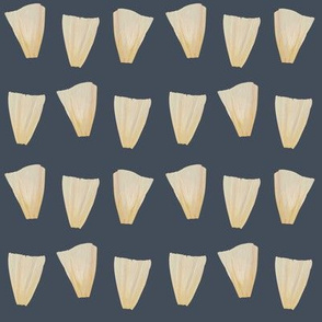 Corn Husks on Riverbed Blue