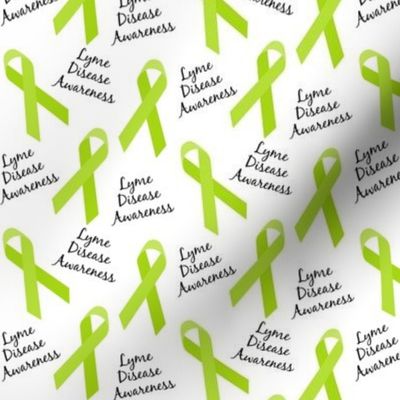 Small Scale Lyme Disease Awareness Ribbons