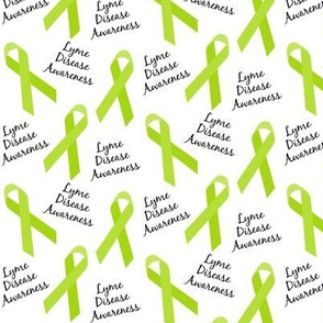 Small Scale Lyme Disease Awareness Ribbons