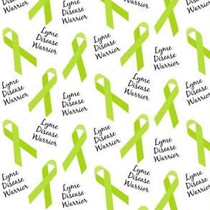 Small Scale Lyme Disease Warrior Ribbons