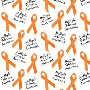 Small Scale Multiple Sclerosis Awareness Ribbons