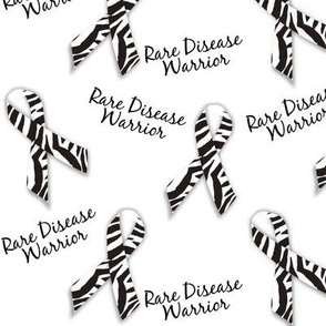 Rare Disease Zebra Warrior Ribbons