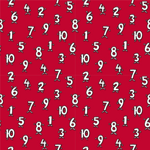 Number People (on Red) 