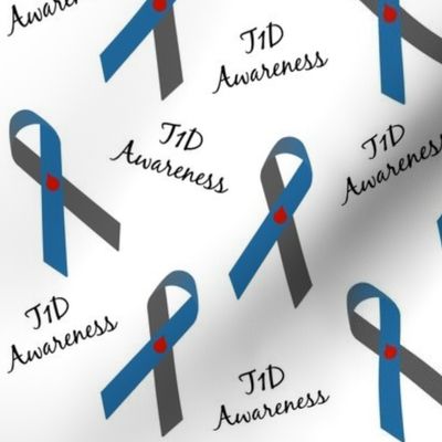 T1D Awareness Ribbons