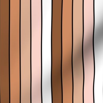 Candy Stripes (vertical with black) - M