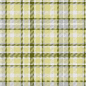 Dark Cross Line Plaid in Yellow