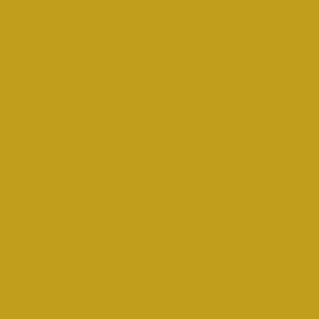 Solid plain color hexcode C19F1D warm ochre