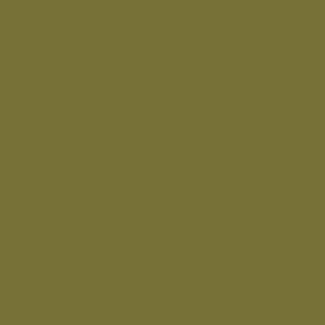 Solid plain color hexcode 777037 warm army green