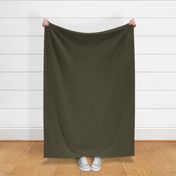 Solid plain color hexcode 4E4934 dark army green