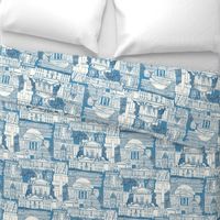 Washington DC toile blue