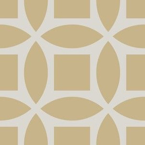 Geometric Pattern: Intersect Square: Sandstone