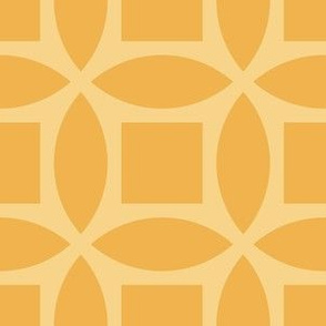 Geometric Pattern: Intersect Square: Lemon