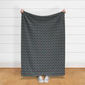 Tiny Coursing Silkens - gray linen