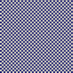 Navy Blue and Cream Checkerboard Squares