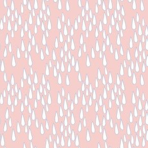 Pale Pink Raindrops