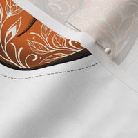 Sleeping Woodland Fox Cut and Sew Plush Pillow with Boho Florals | Plus a Mini Fox Pattern
