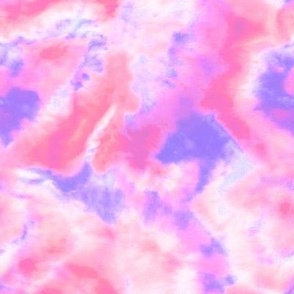 Vibrant Pink and Purple Tie-Dye
