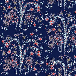 Fireworks (blue/white)