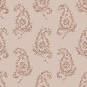 Astrella's Paisley in shell - small repeat