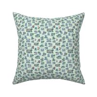 Southern Home Charm in mint - Small scale