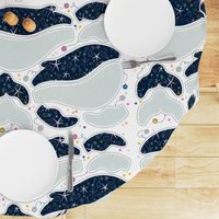 Starry space whale cut and sew template