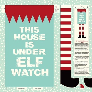Elf Watch Wall Banner