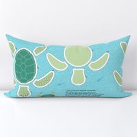 Baby Sea Turtle cut-and-sew Fat Quarter