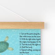 Baby Sea Turtle cut-and-sew Fat Quarter