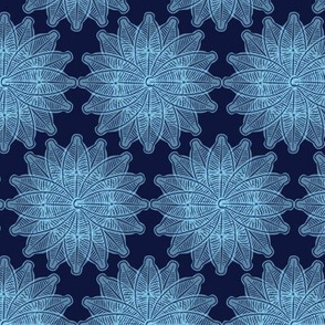 Blue Diatom Flowers