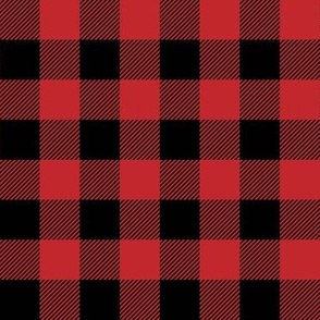 Red Buffalo Plaid 1inch squares