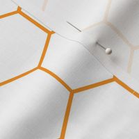 Honeycomb Hex tile orange >90deg rotate