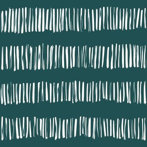 sketch stripes on emerald green