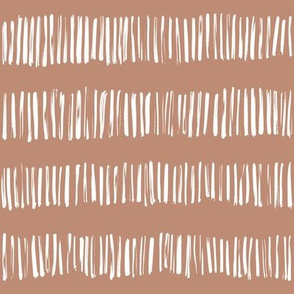 sketch stripes on caramel