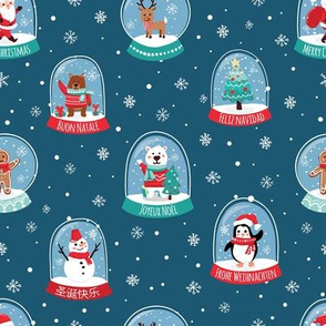 Christmas snowglobes