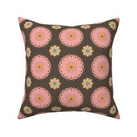 Gee Golly Gosh - Mandala Blossom - Brown