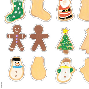 Cut-and-sew Christmas Cookies