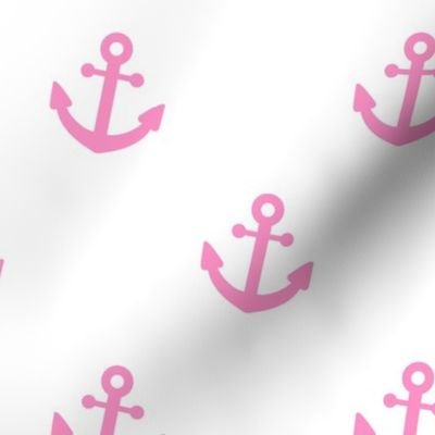 Nautical Pink Anchor