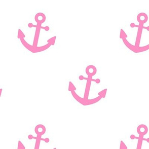 Nautical Pink Anchor